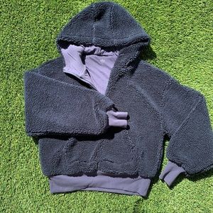 Alo Sherpa hoodie - M - Navy Blue